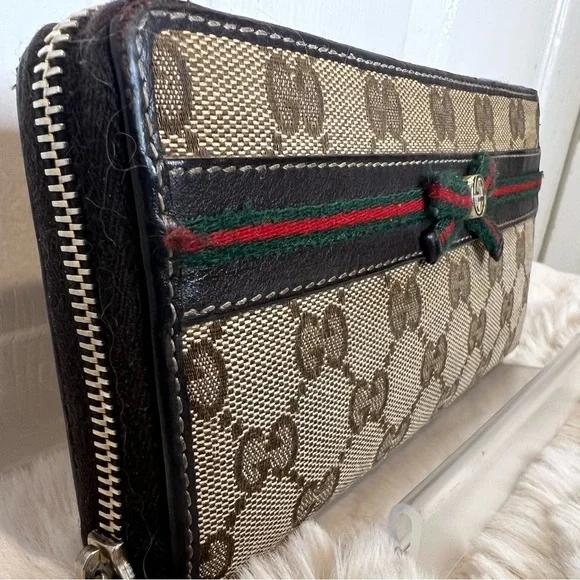 GUCCI GG SHERRY-LINE MAYFAIR WALLET - Picture 3 of 16